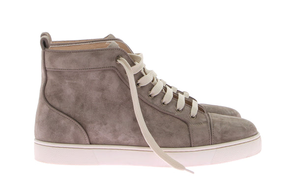 Baskets en daim gris "Louis Orlato"