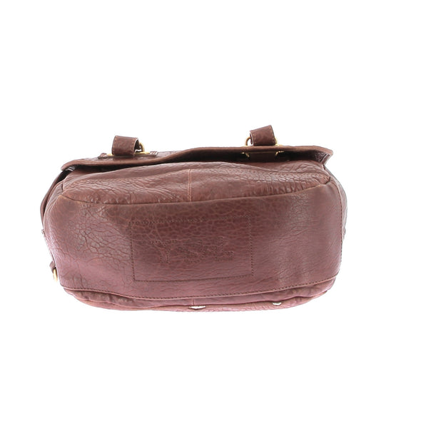 Sac en cuir marron "Messenger"