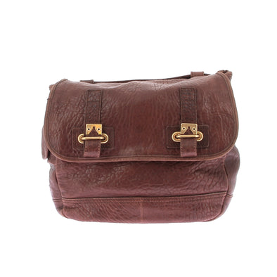 Sac en cuir marron "Messenger"