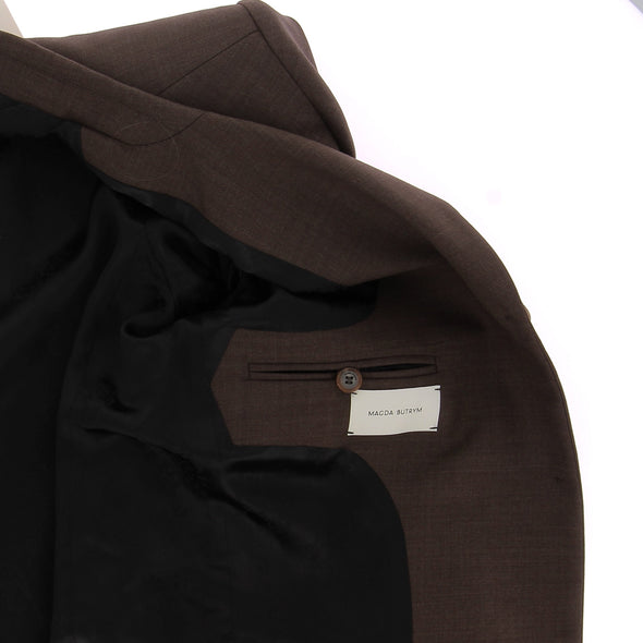 Blazer marron en laine