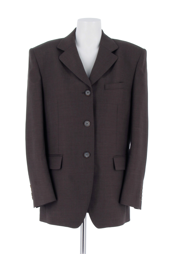Blazer marron en laine