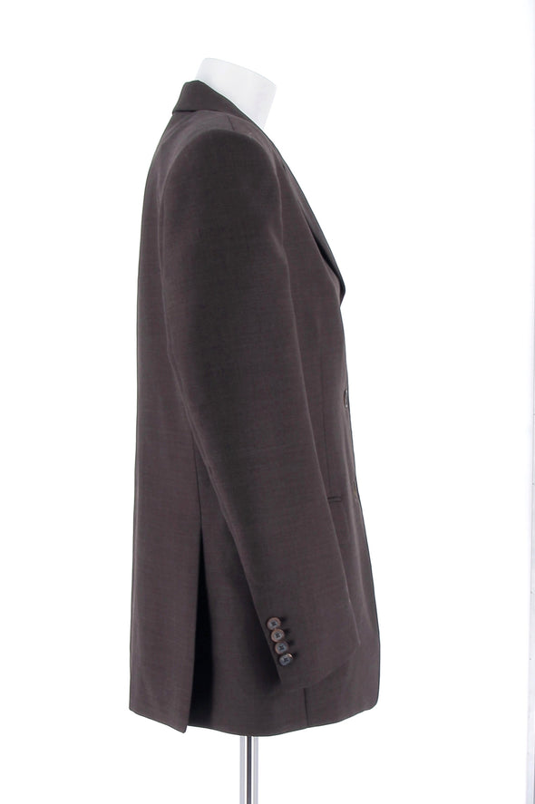 Blazer marron en laine