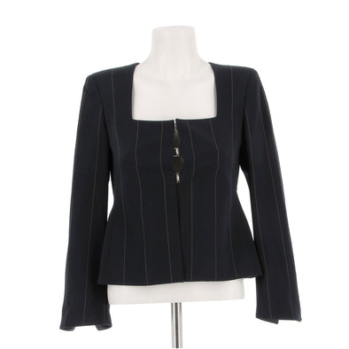 Veste en laine marine