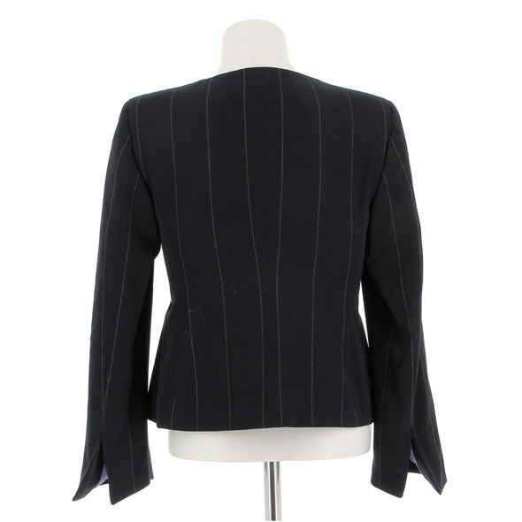 Veste en laine marine