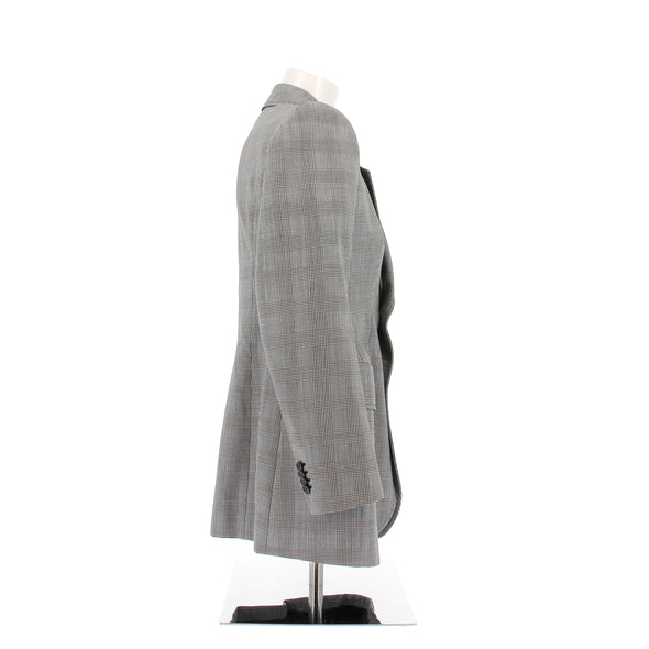 Blazer noir et blanc