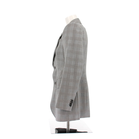 Blazer noir et blanc