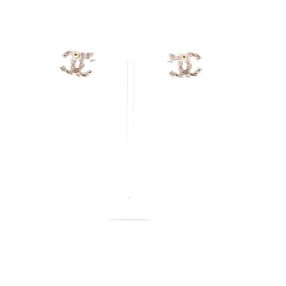 Boucles d'oreilles CC en perles