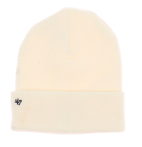 Bonnet tricoté "Yankees '47" blanc - MADHAPPY