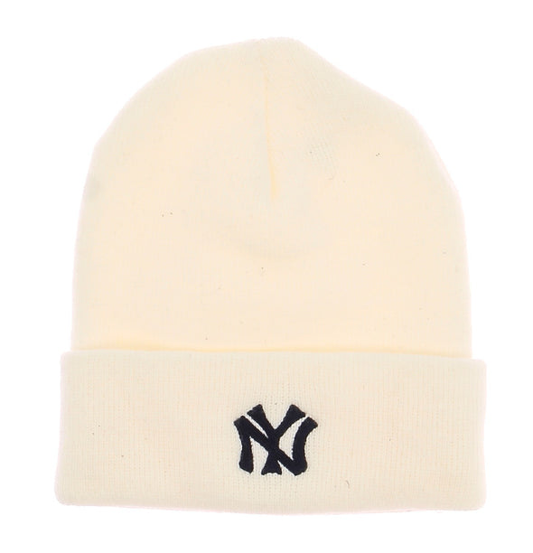 Bonnet tricoté "Yankees '47" blanc - MADHAPPY