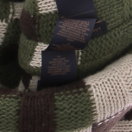 Bonnet en laine vert