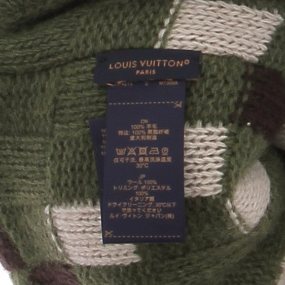 Bonnet en laine vert