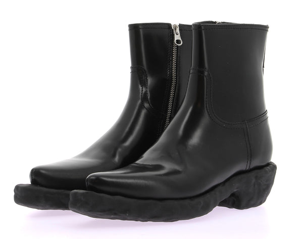 Bottes en cuir noires