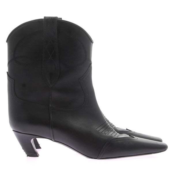 Bottes "Dallas" en cuir noires