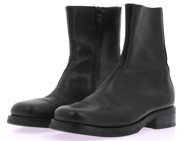 Bottes en cuir noires