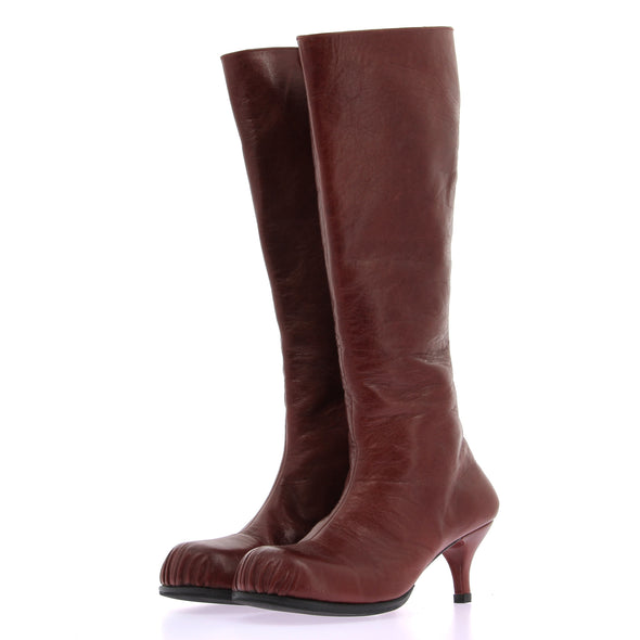 Bottes hautes marron