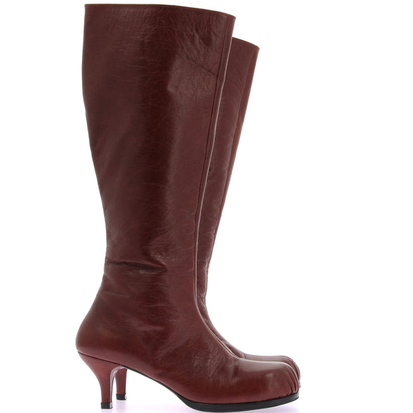 Bottes hautes marron