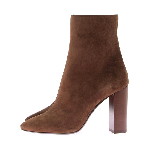 Bottines en daim camel