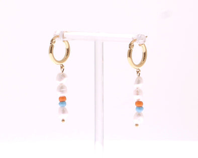 Paire de boucles d'oreilles à perles