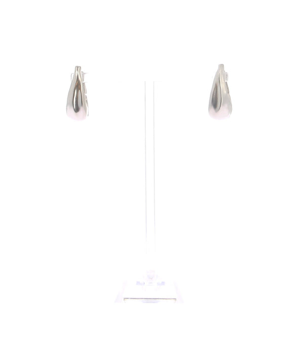 Boucles d'oreilles "Olivia" ovales silver