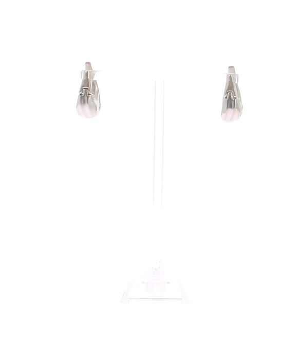 Boucles d'oreilles "Olivia" ovales silver