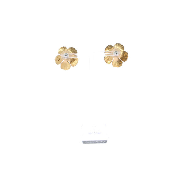 Boucles dorées à fleurs
