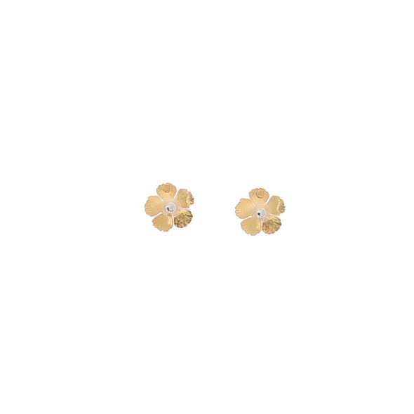 Boucles dorées à fleurs