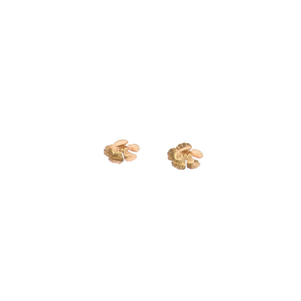 Boucles dorées à fleurs