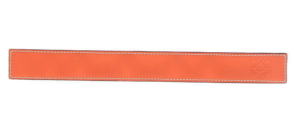 Bracelet en cuir orange