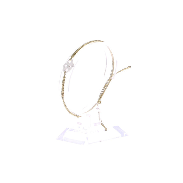 Bracelet coeur entrelacé