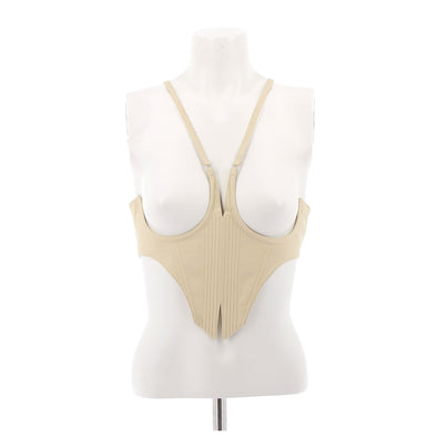 Top bustier beige