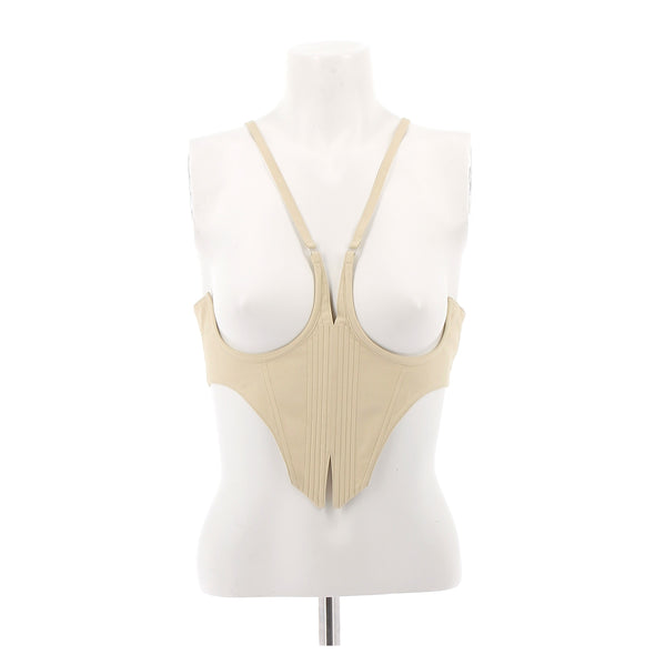Top bustier beige