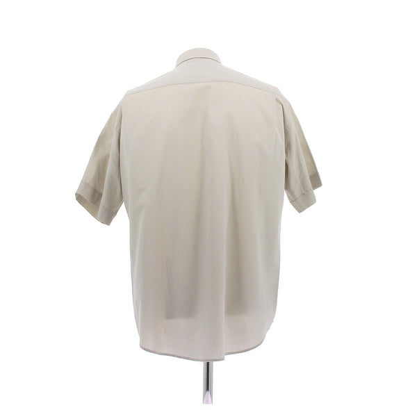 Chemise à manches courtes beige