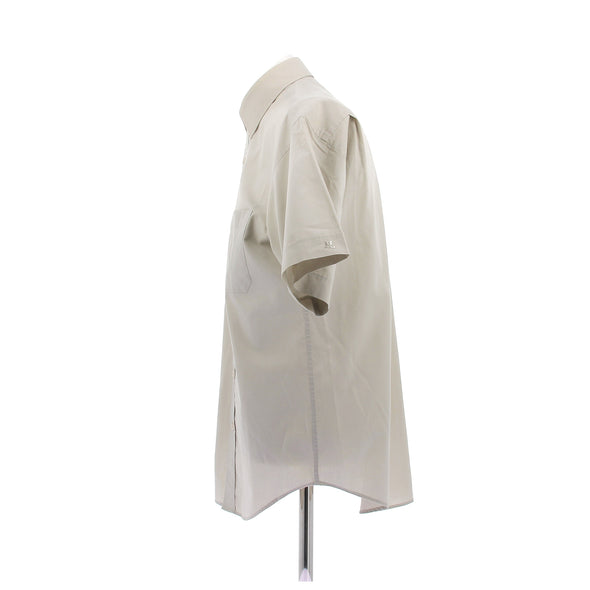 Chemise à manches courtes beige