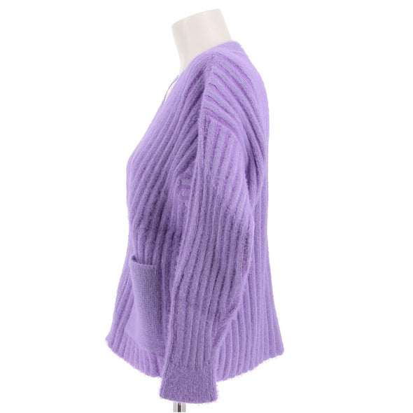 Cardigan violet