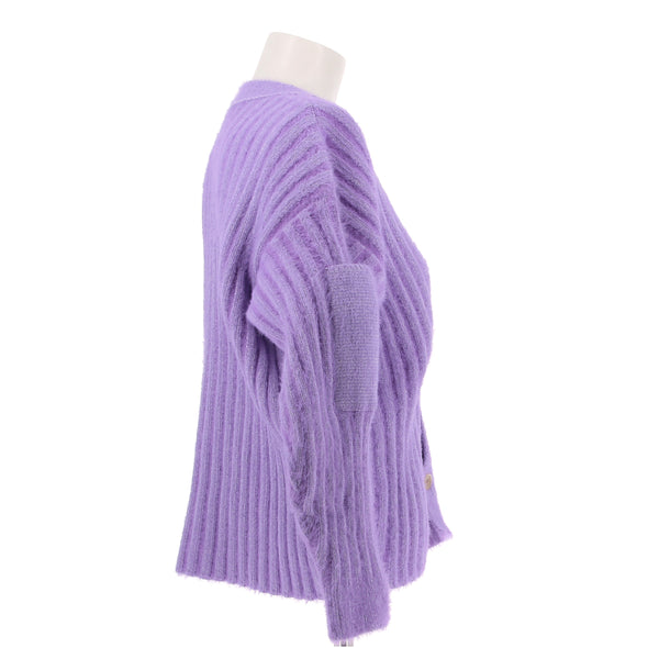 Cardigan violet
