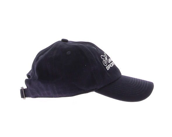 Casquette de baseball bleu avec logo brodé