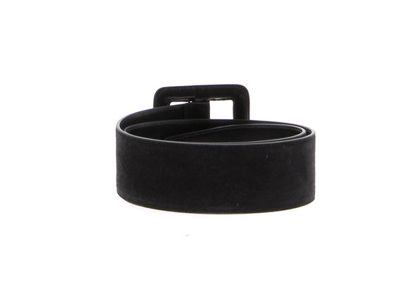 Ceinture noire en daim