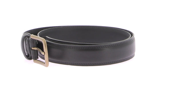 Ceinture noire en cuir