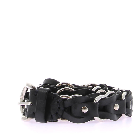 Ceinture noire à boucles