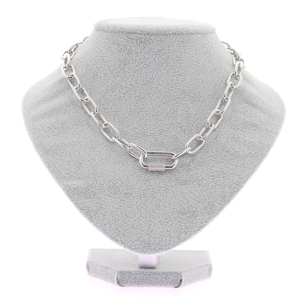 Collier chaine argent