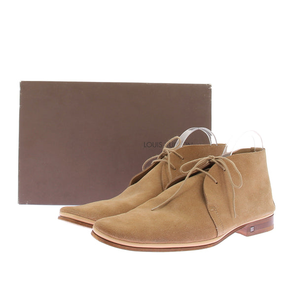 Mocassins boots en daim beige