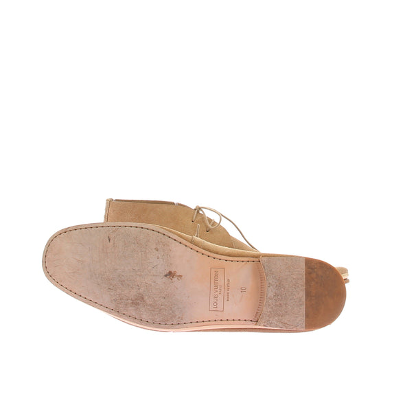 Mocassins boots en daim beige