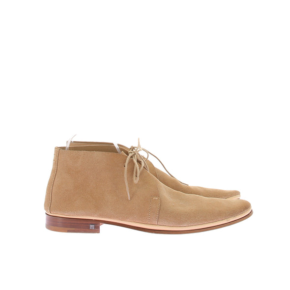 Mocassins boots en daim beige
