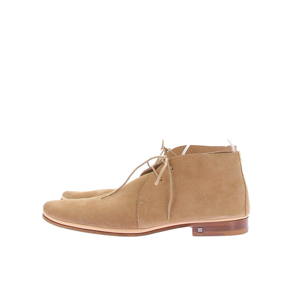 Mocassins boots en daim beige