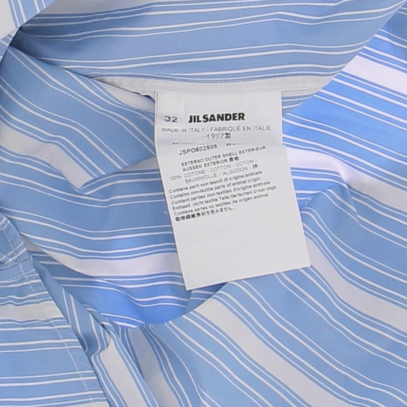 Chemise à rayures bleues