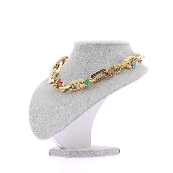 Collier chaine Louis Vuitton x Yayoi Kusama