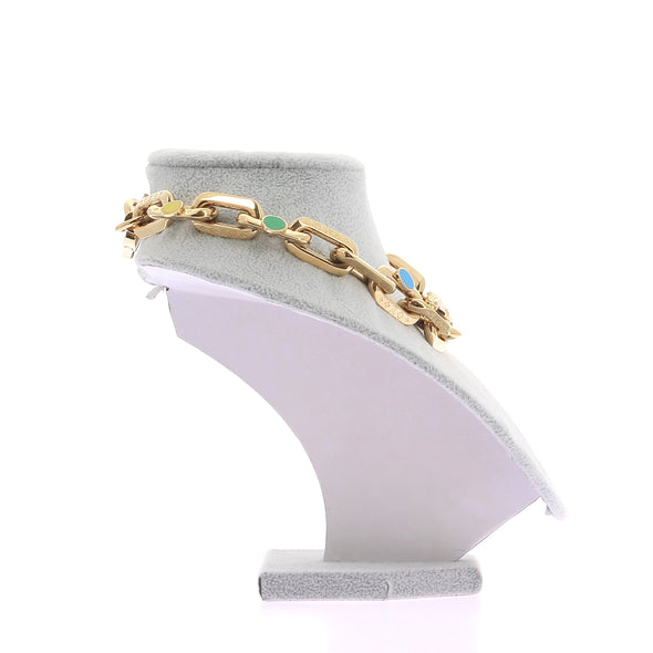 Collier chaine Louis Vuitton x Yayoi Kusama