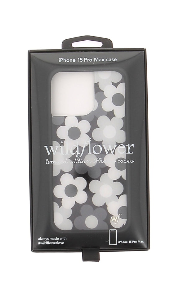Coque imprimée fleurs pour iPhone 15 Pro Max