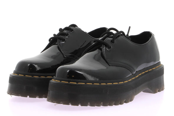 Derbies "1461 Quad" en cuir noir à plateforme