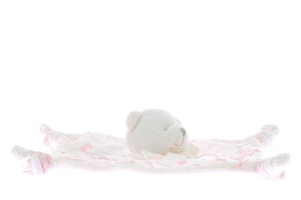 Doudou blanc et rose